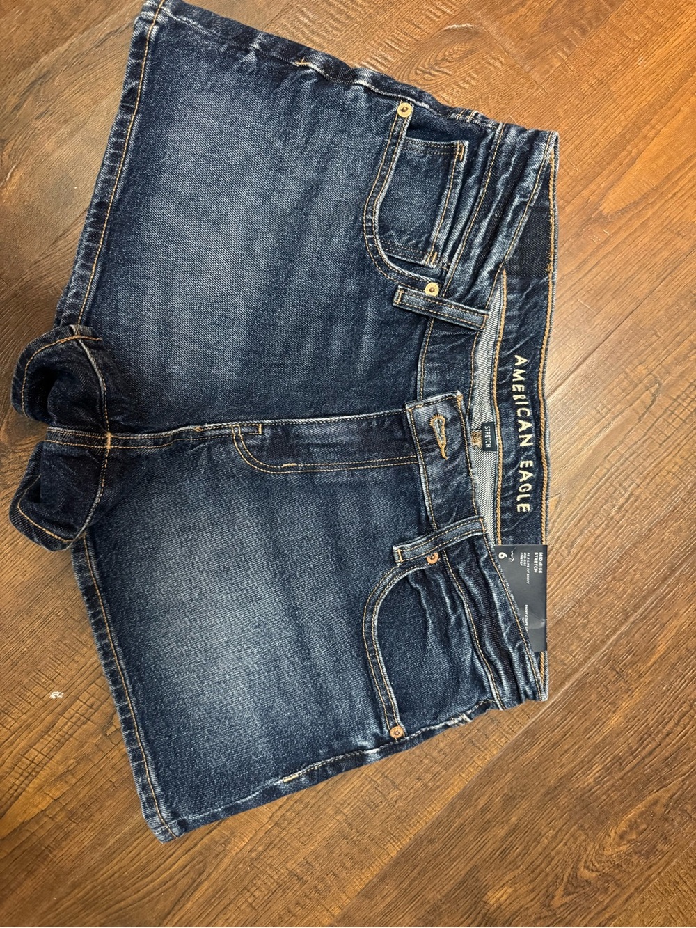 American Eagle Outfitters Indigo Blue Denim Cutoff Shorts